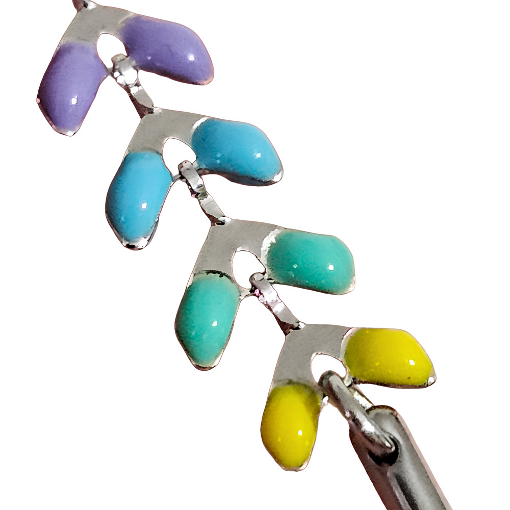 Scaffold Bar Chained Flexible Coloured Arrow Body Piercing Barbell Jewellery Bar