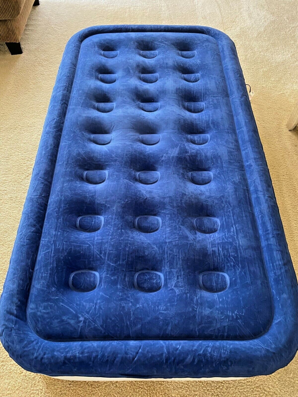 Enerplex Twin Air Mattress with Dual Pump Blue eBay