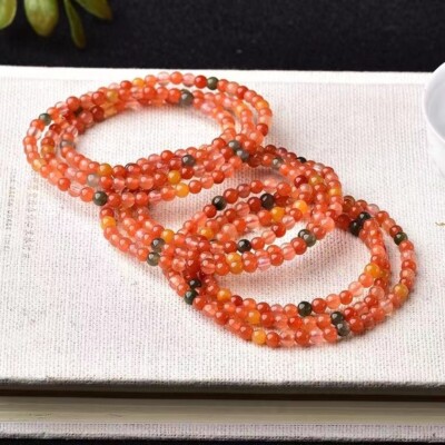 Natural Crystal Fu Lu Shou Bracelet Pc 3mm Natural Fu Lu Shou Hair