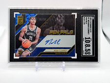 Noah Clowney 2023-24 Panini Elite Pen Pals AUTO BLUE #'D 1/25 ROOKIE RC SGC 8.5