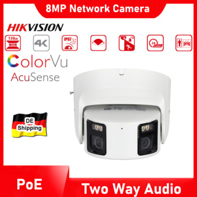 Hikvision 8MP ColorVu 180° Panorama AcuSense DS-2CD2387G2P-LSU/SL PoE IP Kamera