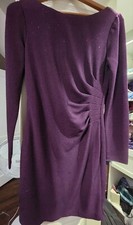 Eliza J Size 10 Purple Sparkle Dress