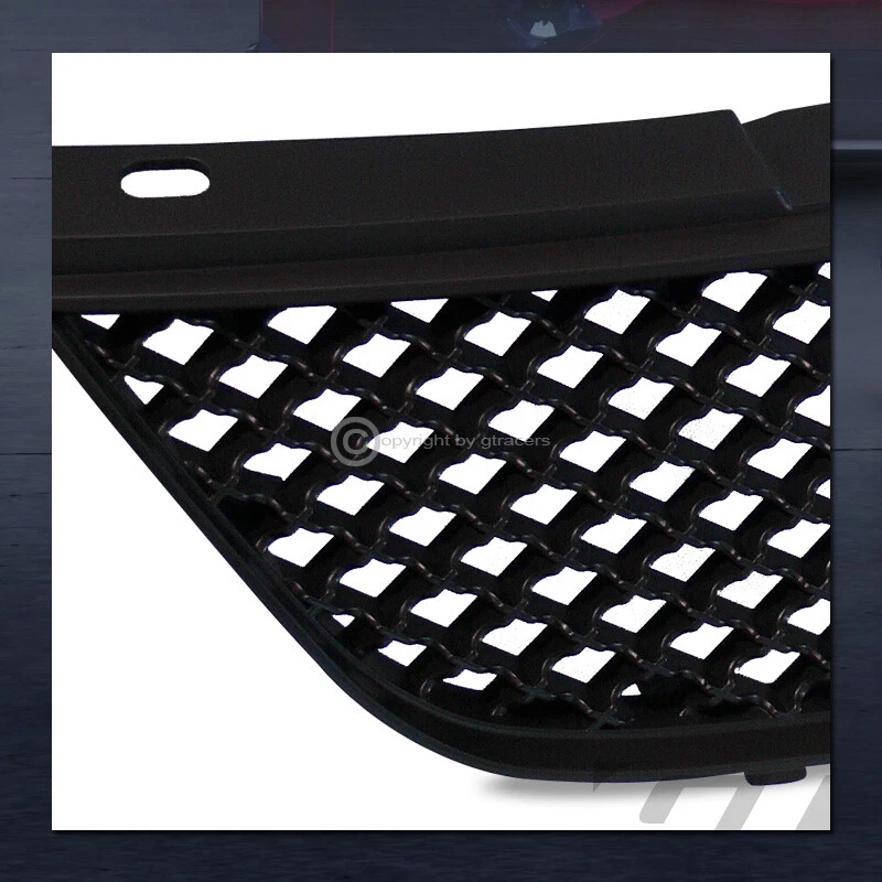 Para Chevy Impala 2000-2005 negro malla de lujo capó delantero parachoques parrilla ABS Foto 3 de 4