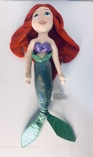 Disney Store ARIEL Plush The Little Mermaid Plush Doll Shimmery Tail