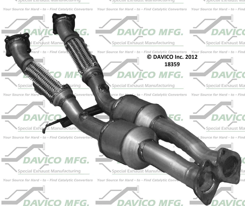 Convertidor catalítico-ajuste exacto Davico 18359 se adapta 07-10 Volvo XC90 3,2 L-L6 Foto 3 de 4