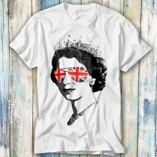 Elizabeth II Sunglasses British Crown T Shirt Meme Gift Top Tee Unisex 1123