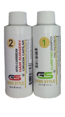 AFRO-CARIBBEAN HAIR SURGERY /CIRUGIA CAPILAR PARA CABELLOS AFROLYZED -4oz /120ml