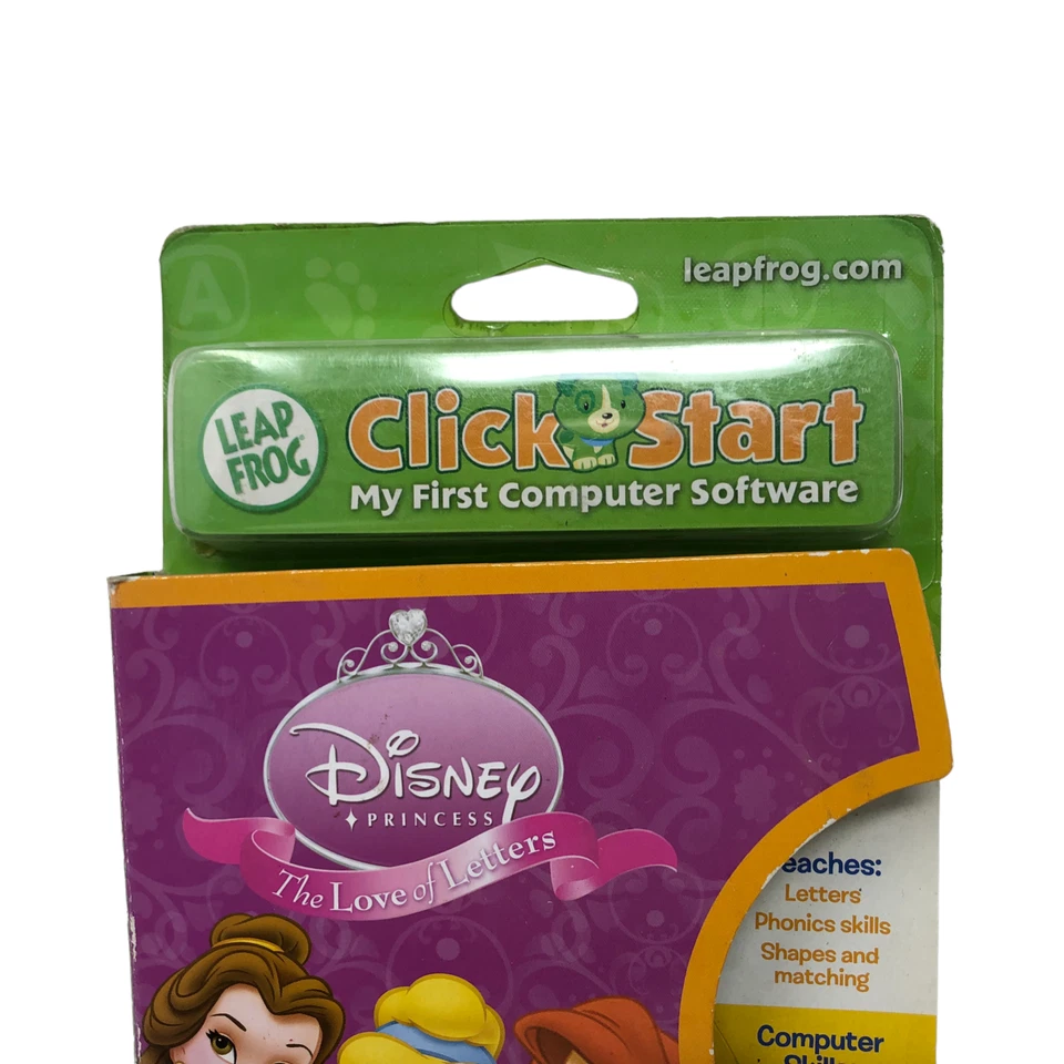NIP LeapFrog Educational ClickStart Cartridge - Disney Princess Love of Letters - Image 2 of 4