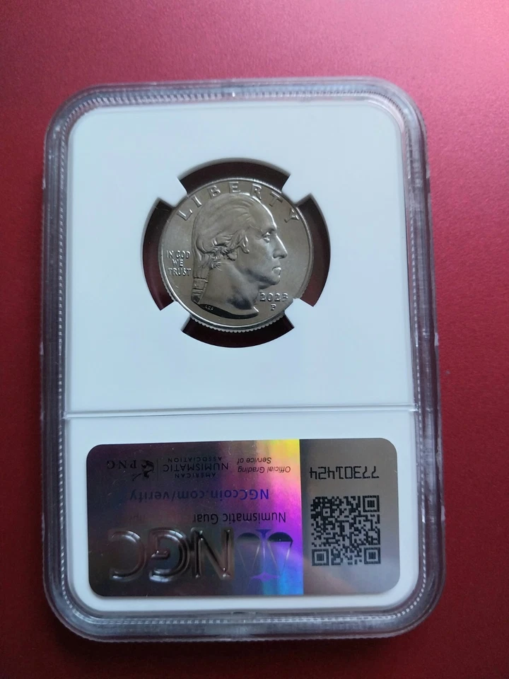 2023 P Edith Kanaka’ole Quarter Clashed Dies Error NGC 66 - Image 3 of 4