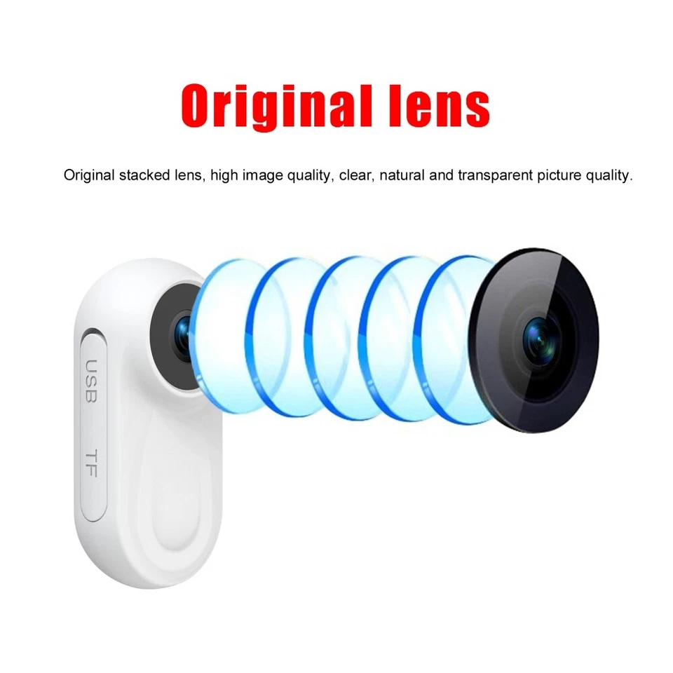 Thumb Action Sports Camera 1080P High Definition Helmet Motorcycle Bike Action - Image 2 of 4