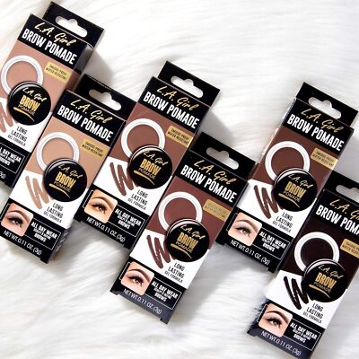 New - L.A. GIRL BROW POMADE Water Resistant Long Lasting Gel, Multicolor