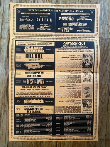 New Beverly Cinema Calendar Collection Tarantino Movie Theater 2019-2025 - Picture 9 of 14