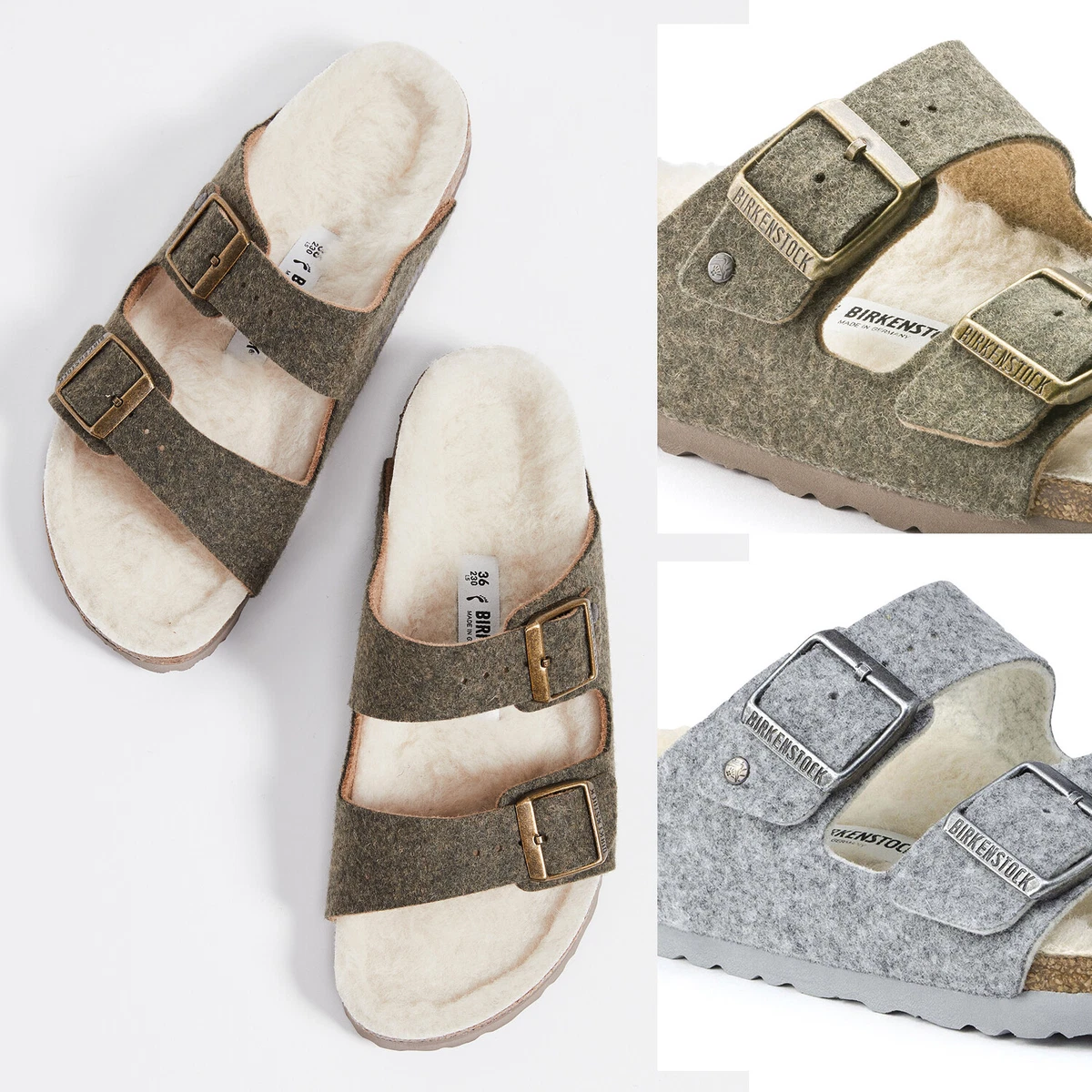 Arizona sales wool birkenstock