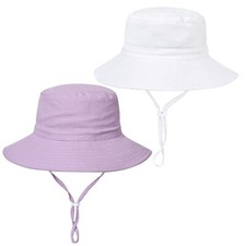 Baby Toddler Sun HatBoys Girls Bucket Hat for Kids UPF 50 Sun Protective Chi...