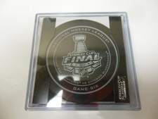 2015 STANLEY CUP PLAYOFFS GAME 6 COMMEMORATIVE HOCKEY SOUVENIR PUCK TAMPA CHICAG