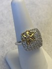 women’s ring size 8 JTV simulated diamonds 925 sterling silver — photo 2