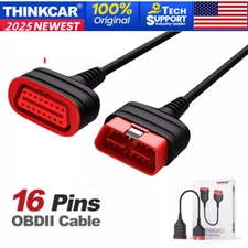 THINKCAR Adapter ThinkDiag OBD2 Extension Cable 16 Pin Cable Male to Female Cord