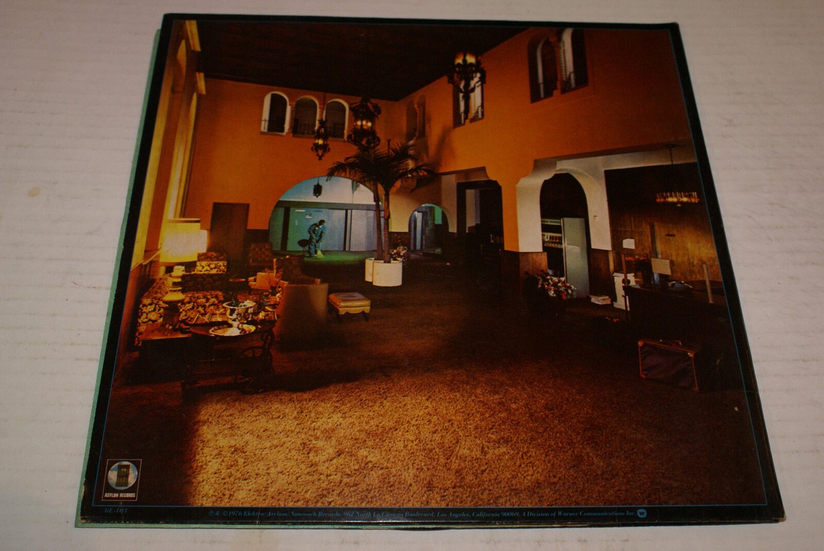 The Eagles Hotel California Vinyl LP Asylum Records 6E-103 1976 NO