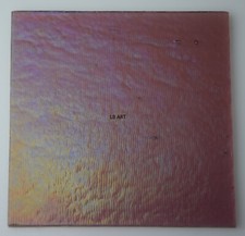 1405.31 - 3" x 3" IRIDIZED LIGHT PLUM BULLSEYE 3mm GLASS 90 COE COMPATIBLE