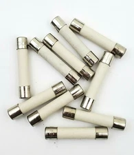 Lot of 10 Littelfuse 3AB 10A Fuses 10 Amp 250V Ceramic Fast Acting 1/4" x 1-1/4"