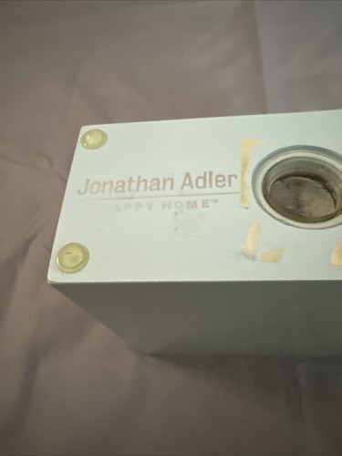 HTF Jonathan Adler Happy Home Aqua Blue 73239 Toothbrush 3 Slot Holder - Picture 7 of 10