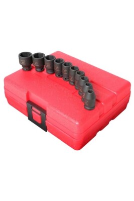 Sunex 1810 10 Piece 1/4'' Drive Standard Sae Impact Socket Standard