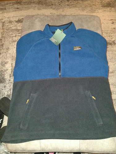 Ll Bean Fleece Pullover Mens Size L 