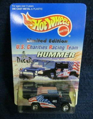 HOT WHEELS 1/64 SCALE US CHARITIES RACING TEAM - HUMMER DAKAR - #16514