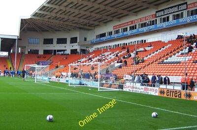 Photo 12x8 Two Goals and Two Balls at Blackpool FC's Bloomfield Road Groun c2013