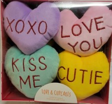 6ft Conversation Candy Hearts Valentine Soft Fabric Garland by Love  Cupcakes