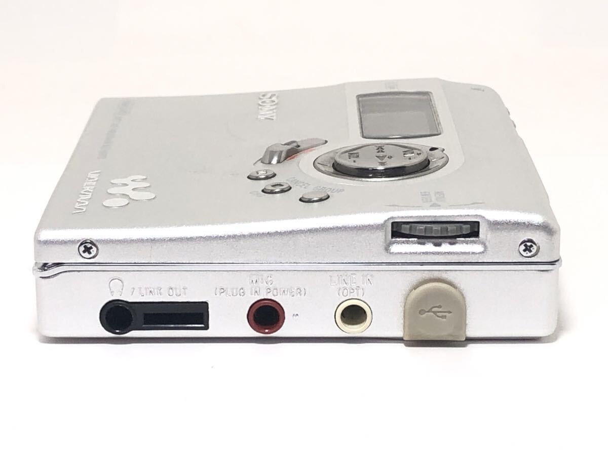 Sony MZ-N920 MD Walkman Portable MiniDisc Recorder Silver Tested