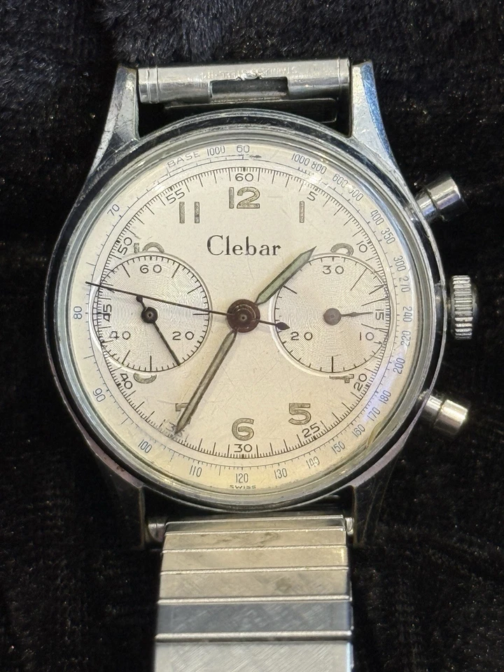 Reloj Clebar Landeron 48 Vintage Esfera Original Foto 2 de 4
