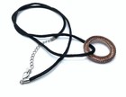 Designer RP Sterling Silver Rhodium Plate CZs Circle Pendant 24” Necklace — photo 4