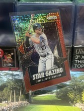 2020 Panini Prizm Jose Altuve #SG-5 Star Gazing Red Mojo 44/149 Hou Astros