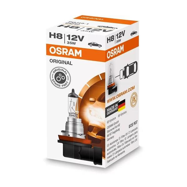 H8 Autolampe GlüHbirne Birne H8 12V 35W PGJ19-1 Osram-image