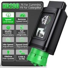 ANCEL HD200 Heavy Duty Truck Scanner Speed Limit & Idle Reset for Cummins+CAT