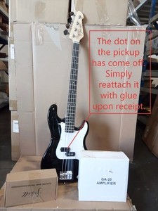 Open Box Electric bass Guitar set Rosewood Fretboard TBA328955473518