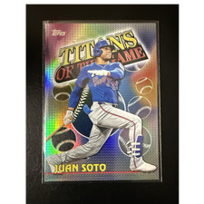 Topps 2026 Series 1 Juan Soto #TOG-11 Titans of the Game New York Mets Insert