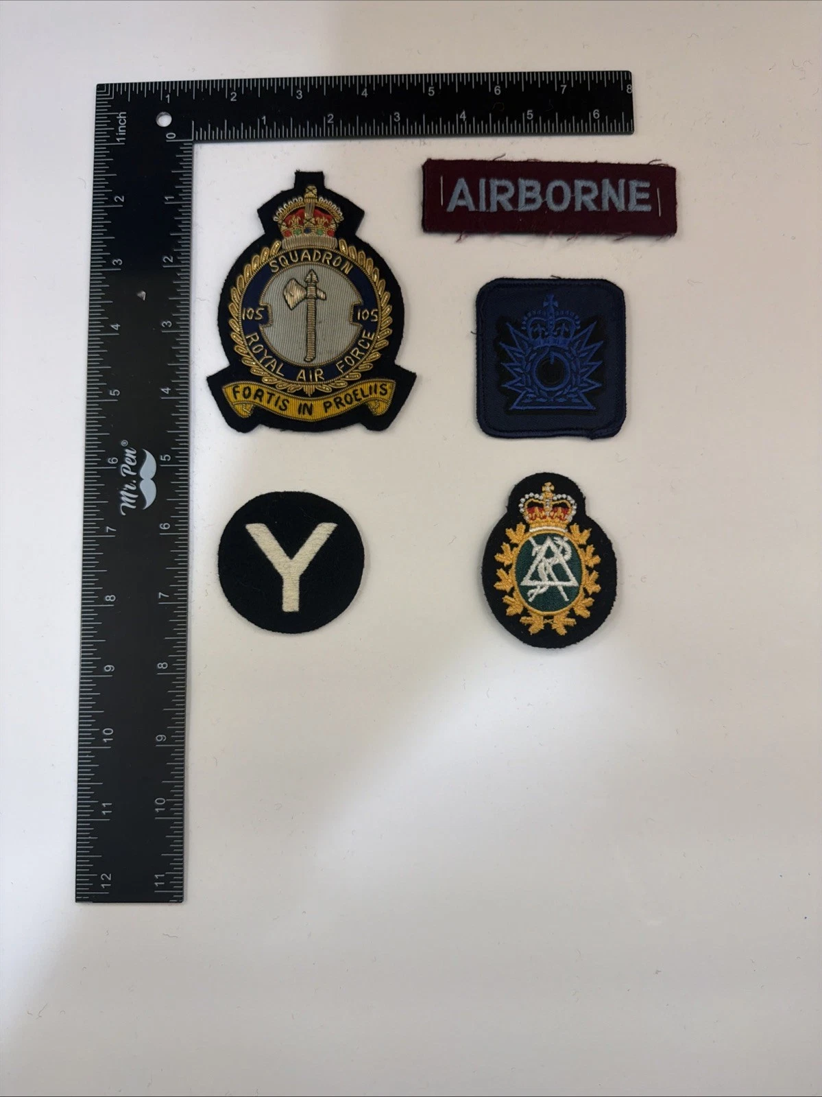 MB047 5 Mixed Repro and Original Misc Military Lot of Commonwealth Patches IR48A