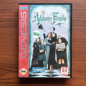 The Adams Family -Sega Genesis, 1994 Flying Edge, Cartridge And Case, Tested
