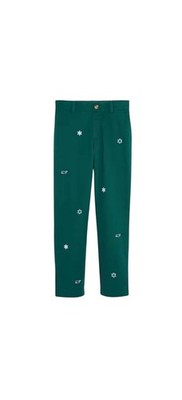 Vineyard Vines Boys 18 - 30x28.5 Green Breaker Chino Snowflake Allover Pants NWT