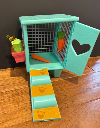 American Girl Wellie Wishers Rabbit Bunny Hutch Cage Carrots ...