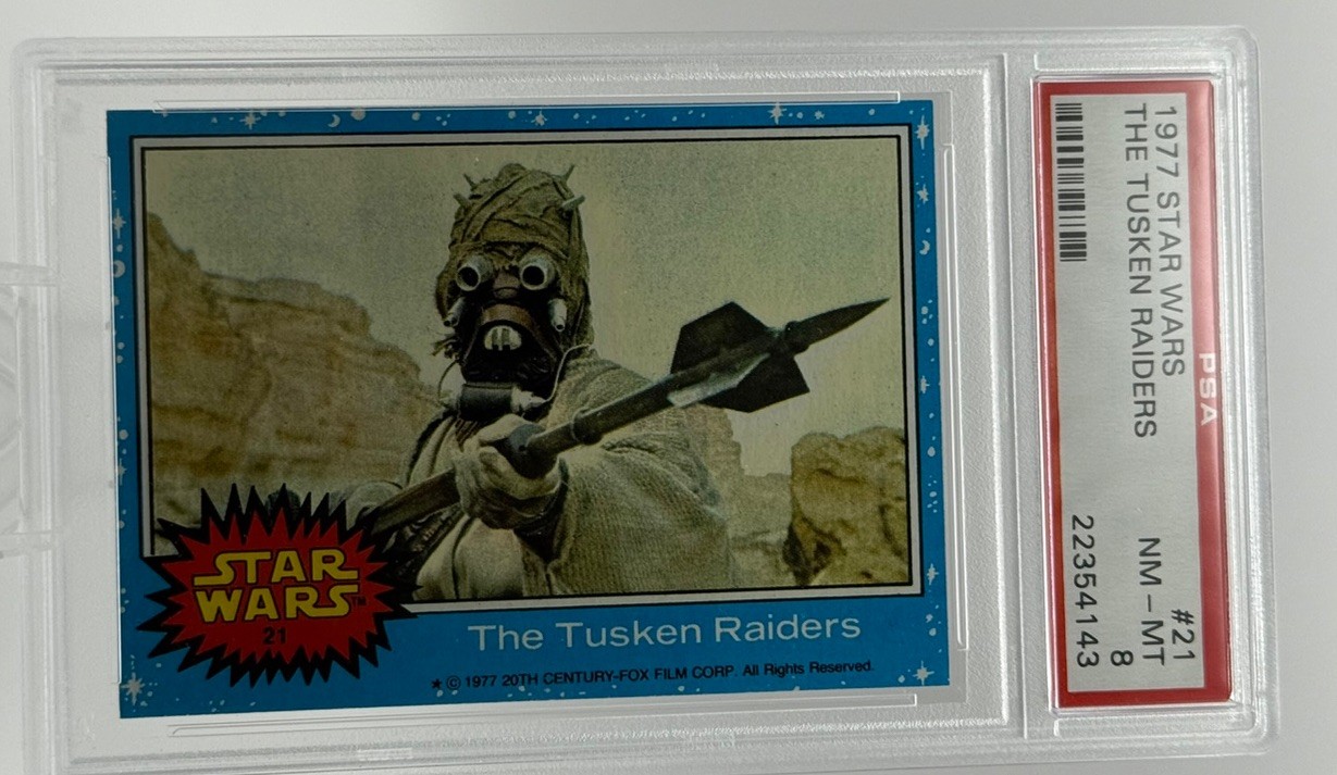 1977 Topps Star Wars #21 The Tusken Raiders PSA 8 NM/MINT