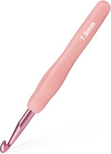 7Mm Crochet Hook, Supers Smooth 7 Mm Ergonomic Crochet Hooks for Beginner, Comfo