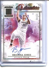 2025 Panini Impeccable WNBA #WC-BJ Brionna Jones Watercolors Auto Gold /49