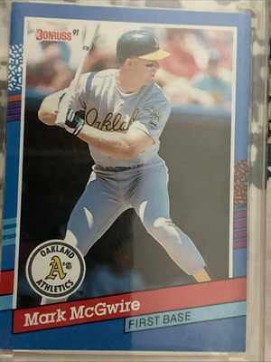 Rare Vintage Mint Condition Mark McGwire Donruss 1991 | 105 Baseball