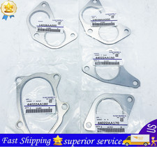 1set Of 5pcs Fits For Exhaust Manifold Gasket Kit Up Down Pipe Wrx Xt Sti Gt