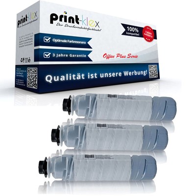 3x Alternative Tonerkartuschen für Ricoh 885266 TYPE2220D Kit-Office Plus Serie