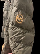 Michael Kors Sz. Large, Packable Down Filled Puffer Jacket  Olive Green