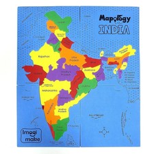 Mapology India Map Puzzles Geography for Kids Educational Toys Puzzles for Kids